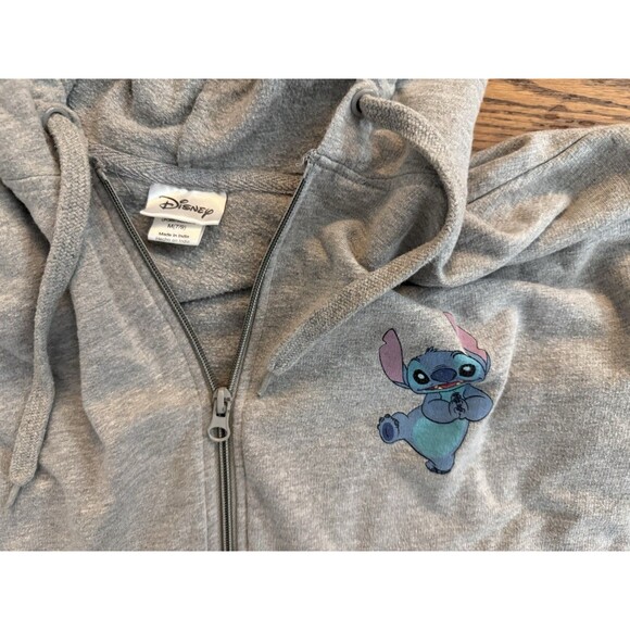 Girls Disney Lilo & Stitch Hoodie Sweatshirt M Medium 7 - 9 and Blue Shirt | Set - Picture 3 of 7